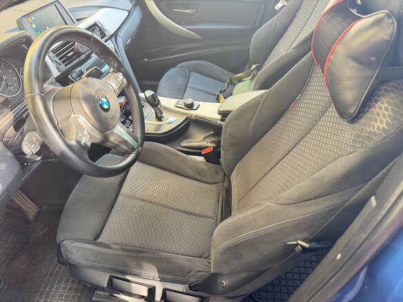 2018 BMW 3 серии 320d VI (F3x) Рестайлинг, синий, 2570000 рублей - вид 9