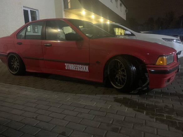1995 BMW 3 серии 316i III (E36), красный - вид 7