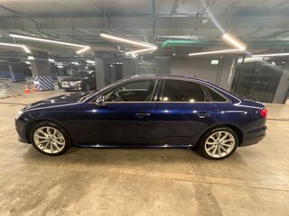 2020 Audi A4 45 TFSI V (B9) Рестайлинг, синий, 3650000 рублей, вид 4