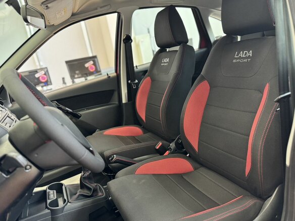 2026 Lada (ВАЗ) Granta Sport I Рестайлинг, красный, 1647000 рублей - вид 6