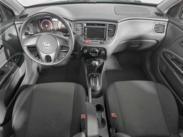 2010 Kia Rio II Рестайлинг, красный - вид 14