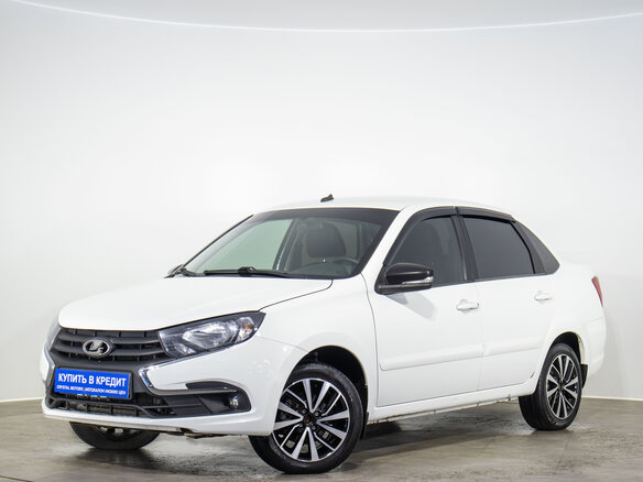 2021 Lada (ВАЗ) Granta I Рестайлинг, белый, 729000 рублей - вид 2