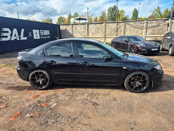 2008 Mazda 3 I (BK) Рестайлинг, чёрный, 255000 рублей - вид 4