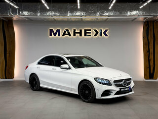 2021 Mercedes-Benz C-Класс 200 IV (W205) Рестайлинг, белый, 4000000 рублей, вид 1
