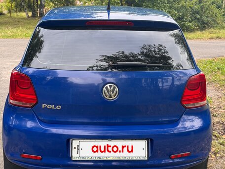2011 Volkswagen Polo V, синий, 370000 рублей, вид 4