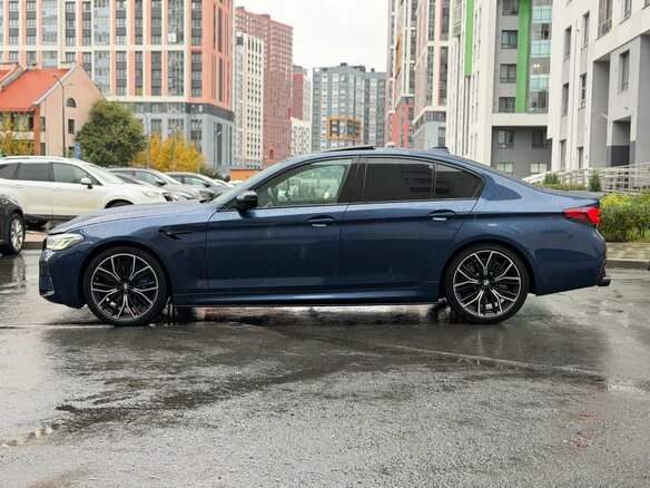 2020 BMW 5 серии 540i xDrive VII (G30/G31/G38) Рестайлинг, синий - вид 18