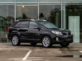 2014 Kia Sorento II Рестайлинг, чёрный, 1795000 рублей, вид 3