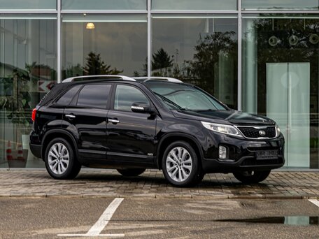 2014 Kia Sorento II Рестайлинг, чёрный, 1795000 рублей, вид 3