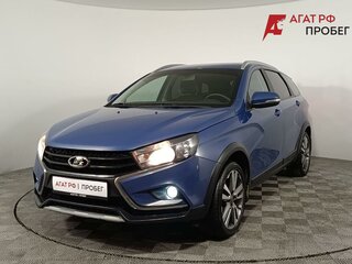 2019 Lada (ВАЗ) Vesta SW Cross I, синий, 830000 рублей, вид 3