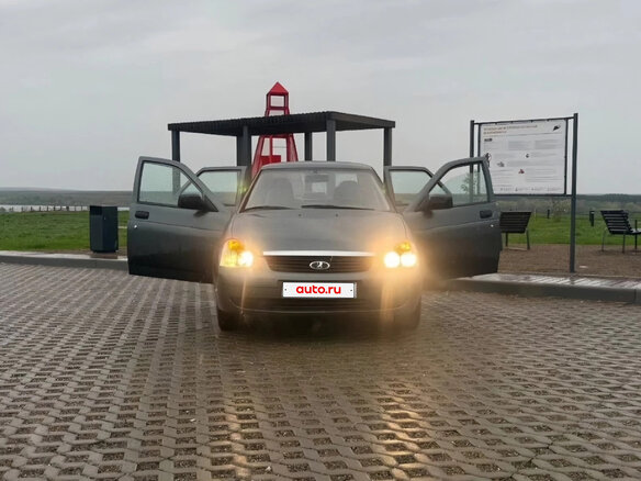 2008 Lada (ВАЗ) Priora I, серый, 135000 рублей - вид 13