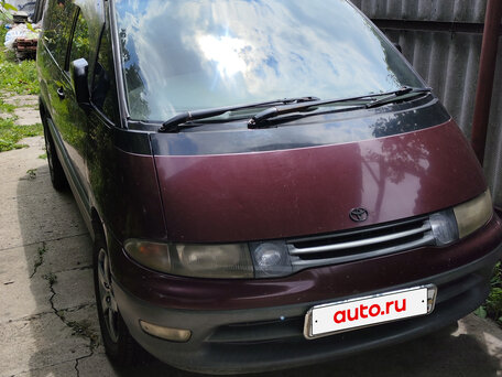 1992 Toyota Estima Lucida I, красный, 350000 рублей, вид 1