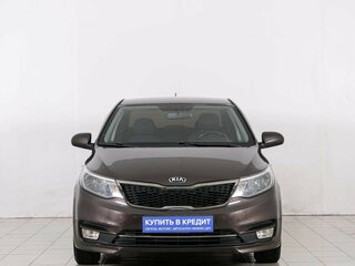 2017 Kia Rio III Рестайлинг, коричневый, 1249000 рублей, вид 2