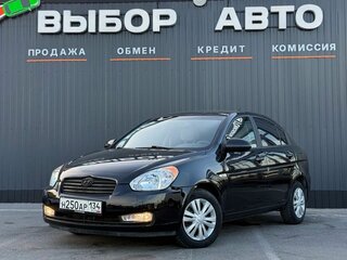 2006 Hyundai Verna II, чёрный, 429000 рублей, вид 1