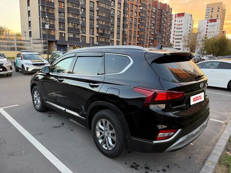 2019 Hyundai Santa Fe IV, чёрный, 2900000 рублей, вид 3