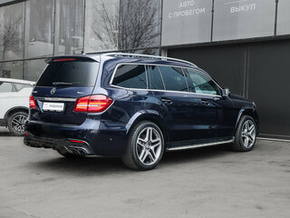 2016 Mercedes-Benz GLS 400 I (X166), синий, 3675000 рублей, вид 4