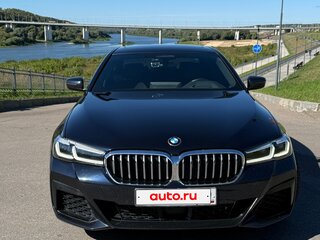 2020 BMW 5 серии 530i VII (G30/G31/G38) Рестайлинг, синий, 4390000 рублей, вид 2