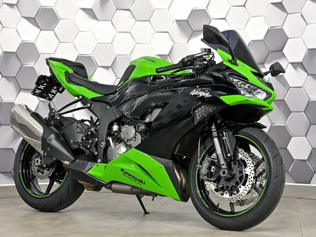 2020 Kawasaki ZX-6 Ninja, зелёный, 1077000 рублей, вид 1