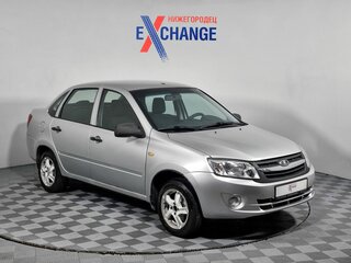 2013 Lada (ВАЗ) Granta I, серебристый, 309000 рублей, вид 3