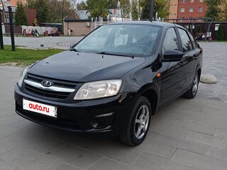 2015 Lada (ВАЗ) Granta I, чёрный, 280000 рублей, вид 1