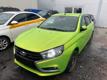 2016 Lada (ВАЗ) Vesta I, зелёный, 552000 рублей, вид 1