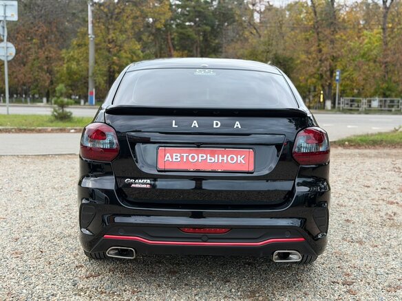 2023 Lada (ВАЗ) Granta Sport I Рестайлинг, чёрный, 1200000 рублей - вид 4