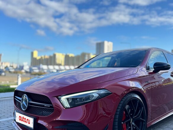 2021 Mercedes-Benz A-Класс AMG 35 AMG II (W177), красный, 3350000 рублей - вид 1
