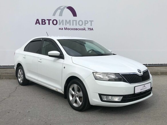 2015 Skoda Rapid I, белый, 750000 рублей - вид 2