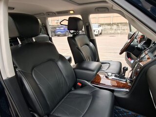 2017 Infiniti QX80 I Рестайлинг, синий, 3200000 рублей, вид 5