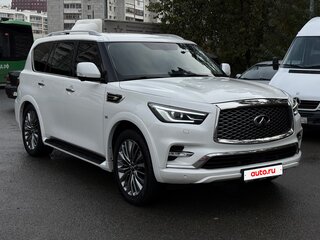 2018 Infiniti QX80 I Рестайлинг 2, белый, 4350000 рублей, вид 3
