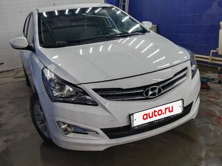 2016 Hyundai Solaris I Рестайлинг, белый, 750000 рублей, вид 2