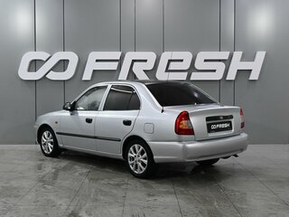 2007 Hyundai Accent ТагАЗ II, серебристый, 599000 рублей, вид 2