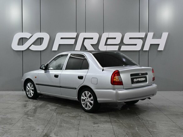 2007 Hyundai Accent ТагАЗ II, серебристый, 599000 рублей - вид 1
