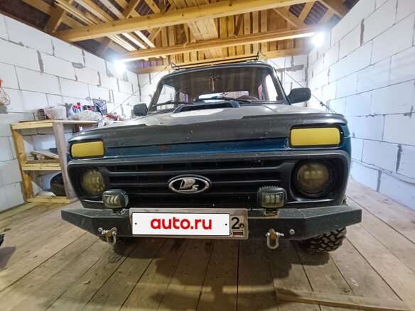 2001 Lada (ВАЗ) 2121 (4x4) I Рестайлинг, синий, 200000 рублей - вид 2