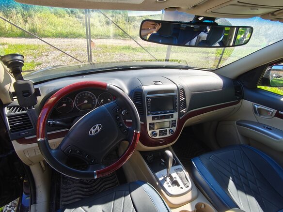 2008 Hyundai Santa Fe II, пурпурный, 1450000 рублей - вид 5