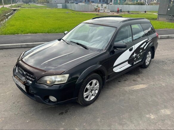 2005 Subaru Outback III, чёрный