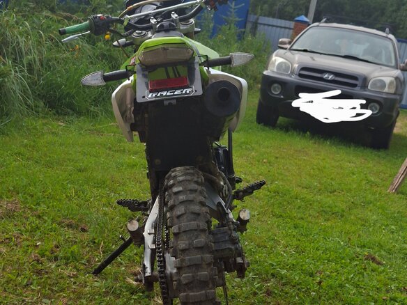2013 Racer Enduro, зелёный, 70000 рублей - вид 2