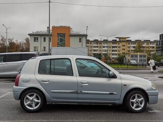 2001 Renault Clio II Рестайлинг, серебристый, 105000 рублей, вид 5
