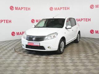 2013 Renault Sandero I, белый, 595000 рублей, вид 1