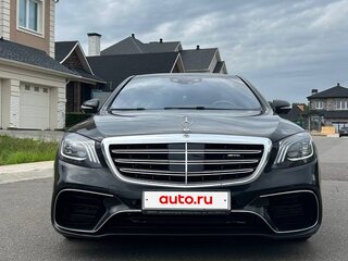 2017 Mercedes-Benz S-Класс 560 Long VI (W222, C217) Рестайлинг, чёрный, 4500000 рублей, вид 1