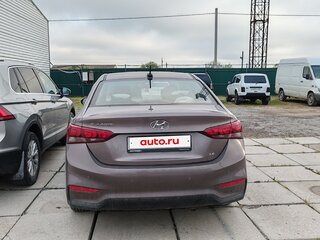 2019 Hyundai Solaris II, коричневый, 1470000 рублей, вид 4