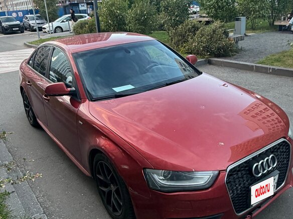 2012 Audi A4 IV (B8) Рестайлинг, красный, 1199000 рублей - вид 1