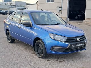 2018 Lada (ВАЗ) Granta I Рестайлинг, синий, 435000 рублей, вид 3