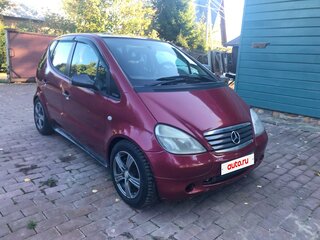 2000 Mercedes-Benz A-Класс 160 I (W168), пурпурный, 210000 рублей, вид 5