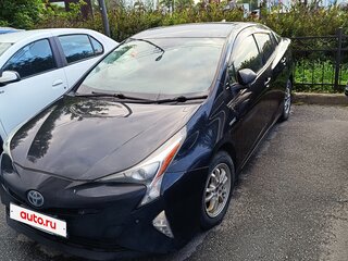 2016 Toyota Prius IV (XW50), чёрный, 1300000 рублей, вид 2