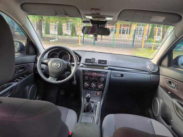 2008 Mazda 3 I (BK) Рестайлинг, чёрный, 575000 рублей - вид 12