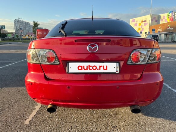 2007 Mazda 6 I (GG) Рестайлинг, красный, 525000 рублей - вид 5