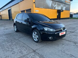 2010 Volkswagen Golf VI, чёрный, 815000 рублей, вид 3
