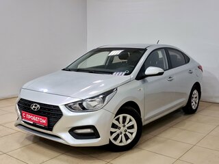 2017 Hyundai Solaris II, серебристый, 1280000 рублей, вид 1