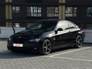 2009 BMW 3 серии 320i V (E90/E91/E92/E93), чёрный, 1350000 рублей, вид 2