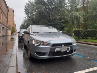 2007 Mitsubishi Lancer X, голубой, 450000 рублей, вид 2
